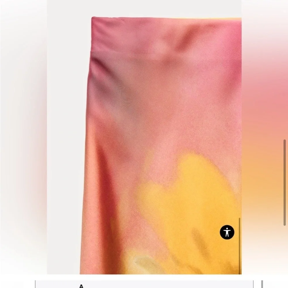 NWT ZARA blogger fav Satin Effect  Summer /vacation SkIRT S and XL 🚨NO DISCOUNT